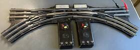 022p Lionel 022 Switch Pair. Serviced And Tested C-6 Very Good Condition.no Remote