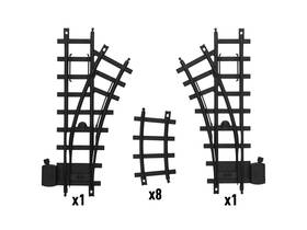 Lionel 023922035479 Ready-to-play 10-piece Inner Loop Black Plastic Track Pack