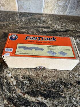 2525020 Lionel 023922073464 Fastrack - 036 Half Curve 4-pack