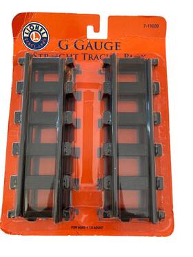 7-11039 Lionel 023922110398 Trains G Gauge Straight Track 4 Pk Unopened For Battery Op Layout