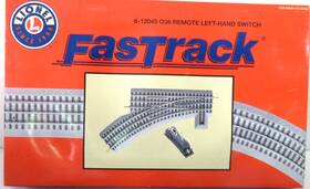 6-12045 Lionel 023922120458 Fastrack O Gauge 036 Lh Remote Switch New