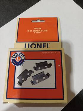 Lionel 023922629012 62901 O-27 Track Clips Brand New Tin Plate In Box