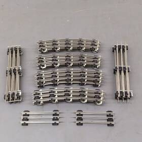 Lionel 023922655547 O Gauge Tubular C-100 Tinplate Straight And Curved Track 26 Ex