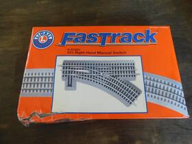 Lionel 023922812513 Fastrack 031 Right Hand Manual Switch Train Track O Gauge