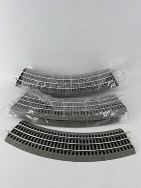 Lionel 06320el Fastrack O-36 Full Curve Set Of 8 New