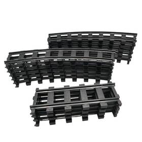 18193-1 Lionel 16 G Scale Plastic Train Track Pieces Lot - 12 Curve 4 Straight Used