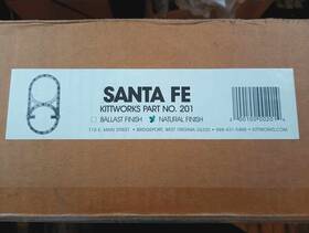 Lionel 200100002014 Kittworks 2001 Sante Fe 201 Track Set Remote Control 022 O Gauge Natural