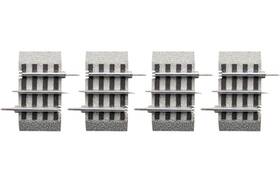 2525050 Lionel New Ob Fastrack 1.75 Inch Straight O Gauge Model Train 4 Piece Track Pack