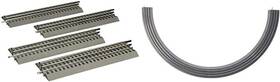 Lionel 313107873850 Trains Electric O Gauge Expansion Track Combo Pack 4 10 Inch Straight Piece