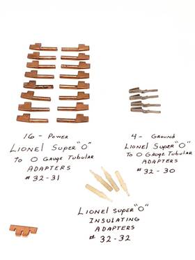 Lionel #32-30 #32-31 #32-32 Super Inch O Track Adapters To Gauge Tubular #32 -31