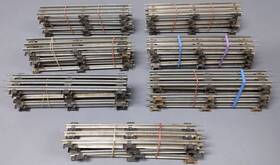 6-12840 Lionel O Gauge Tubular 10 Inch Insulated Straight Track 34