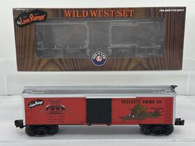 Lionel 6-25080 The Lone Ranger Bullseye Ammo Reefer Car New O Gauge Wild West