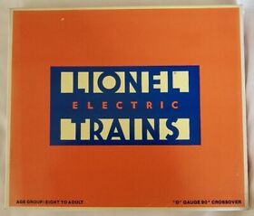 6-65540 Lionel# 6-5540 O Gauge 90 Degree Crossover Track New