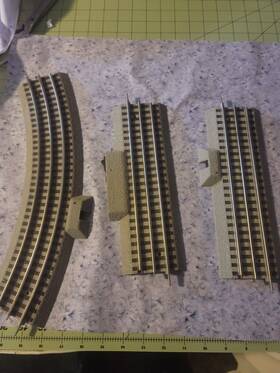 6-81313-nb Lionel Fastrack Plug N Play Terminal Straight O Gauge Connector Track