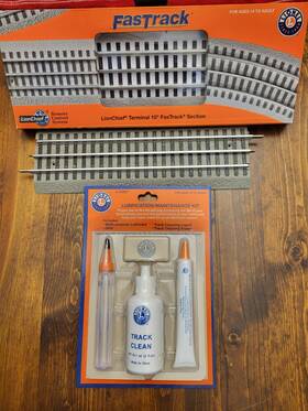 6-85392 Lionel 10 Inch White Lionchief Fastrack Terminal Maintenance Kit