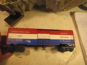 9301 Lionel 6312 Rea Mail Car No Paxkage R Box
