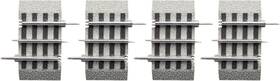 Lionel 711181362046 Fastrack 1.75 Inch O Gauge Straight Train Track 4 Pack Expansion Set