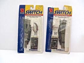 7804-7805 Lionel N Scale Life-like Left And Right Hand Remote Switches New Old Stock