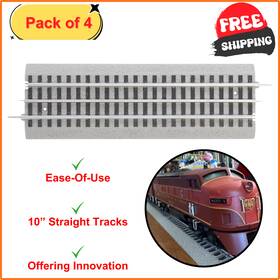 78779387 Lionel Fastrack 10 Inch Straight Track Electric O Pack Of 4 Patented Design