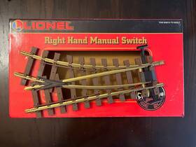 8-82015 Lionel Large Scale Right Hand Manual Switch Track