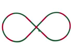 8758080 Lionel Ho Fastrack Figure 8 Expansion Pack