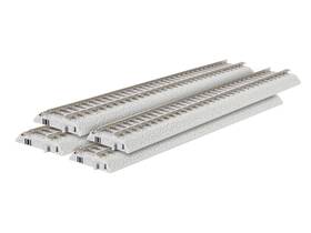 8758409 Lionel Ho 9 Inch Straight Fastrack Pack Of 4