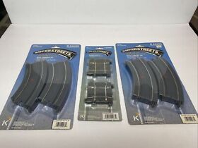 6-21432 Lionel K-line Superstreets D16 Curves Track Intersections Lot New