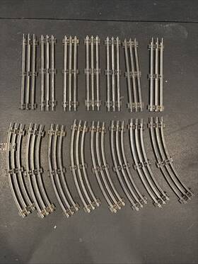 3-rail Lionel K-line K-5017 Lionel/k-line 027 O Gauge Track Lot With Curves And Straights
