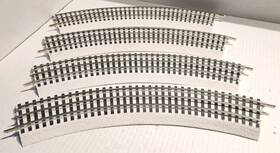 Lnl85390 Lionel O O-36 Curve 4-pack Fastrack White Ballast 6-85390