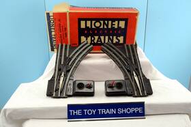 No-042 Lionel No 042 Pair Of Manual Switches Rh And Lh . Tested. Good Cond In Box