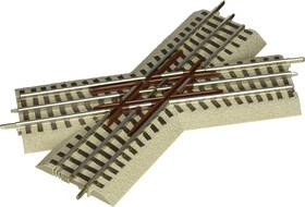 612051 Llc Fastrack Electric O Gauge 45 Degree Crossover Train