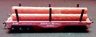 52456 Log Nashville Flat Bachmann Railroad Freight Ho Car Scale Train Louisville