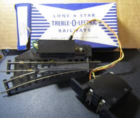 El-104 Lone Star Vintage Treble-o-lectric N Scale Train Left Hand Switch With Controller