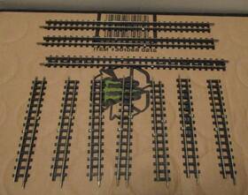 El-100 Lonestar Vintage Lone Star Treble-o-lectric N Scale Straight Track- 3 9 1/4 Inch - 7 4 5/8