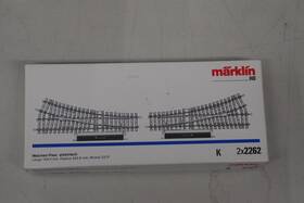 2262 M Rklin 001883022611 Marklin One Pair Electric Turnouts 424.6mm Radius Remote Control Switches
