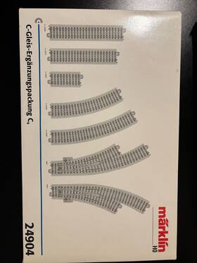 M Rklin 001883249049 H0 C-tracks Extension Set 24904
