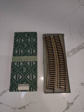 3800bsa M Rklin Marklin 2 Pcs Scale Model Straight Contact Track Excellent Cond Orig Box