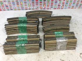 5100 M Rklin 5106/5120/5200/5100 Marklin 5106/5120 Metal Track Lot - 86 Straight Curve Set H0 Scale
