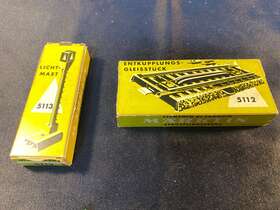 5113 M Rklin 5112 Vintage Ho Nos. And Decoupler Light Mast Gleisst Ck M-track
