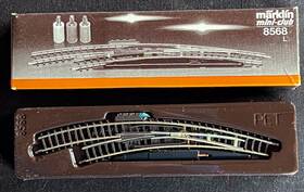8568 M Rklin Marklin Electric Turnout L Curved Radius 195 Mm / 7-11/16 Inch - Includes Box