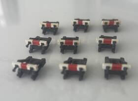 8991 M Rklin Marklin Z Scale Miniclub Set Of 9 Track End Bumper Fast Shipping