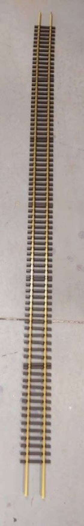 G201-02 Main Line G Scale Code 332 6ft Brass Flex Track Sold By Piece