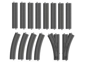 23400 Marklin Ho My World Plastic Track Extension Set Of 14