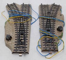 5203 Marklin 5204/5203 Left Hand And Right Switches Pack Of 2 Ex