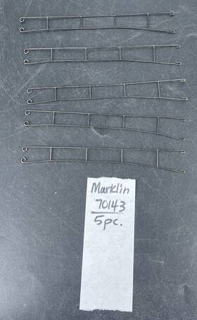70143 Marklin Catenary Wire 6-13/16 Inches 5 Pieces In Amazing Condition