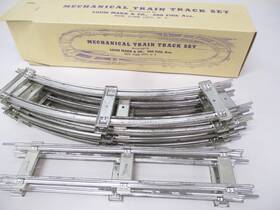 51-52-k Marx Mechanical Train Track Set Mint Ob 1930s Prewar O Gauge X6633