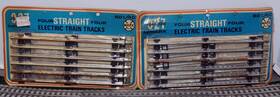 Marx 601/4c Four Sections 027 Straight Track New Factory Sealed 2 Packs Rare Htf