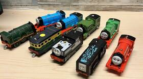 23956 Mattel Lot Of 9 Thomas Friends Motorized Trackmaster 2013 Engines Untested