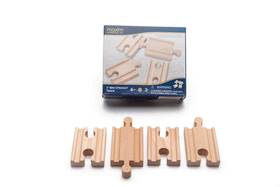 Ma50901 Maxim Enterprise 2 Inch Wooden Adaptor Tracks Train Track Accessories Compatible Thomas