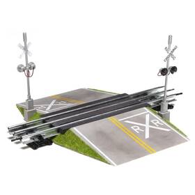 275-9303 Menards Railroad Crossing Gates With Flashing Led Lights O Gauge
